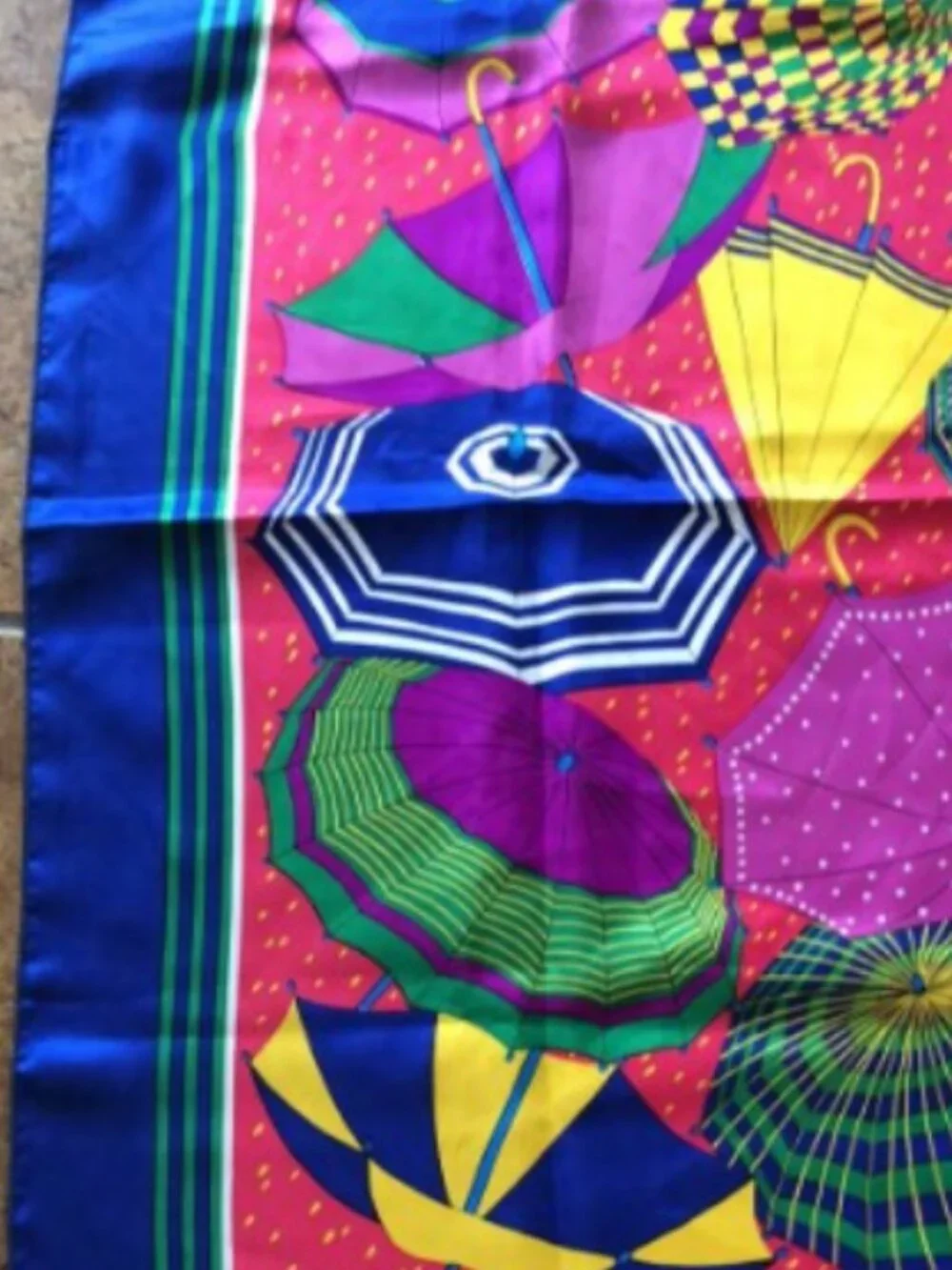 Umbrella Print Scarf